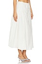 view 2 of 6 Agatha Puff Midi Skirt in White