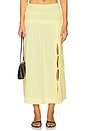 view 1 of 6 Charlotte Midi Skirt in Yellow