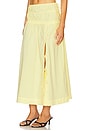 view 3 of 6 Charlotte Midi Skirt in Yellow