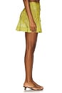 view 2 of 6 Glinda Ruffle Mini Skirt in Lime