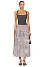 view 5 of 6 Layla Godet Midi Skirt in Multi