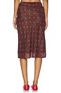 view 4 of 6 OCTAVIA 스커트 in Burgundy