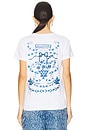 view 4 of 5 Flower Basket Shrunken Tee in White
