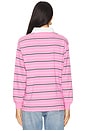 view 4 of 6 Remie Rugby Shirt in Pink Stripe