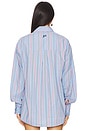 view 3 of 5 Kylie Shirt in Bold Blue Stripe