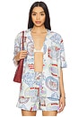 view 1 of 5 Chlo Shirt in Holiday Print