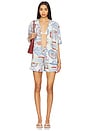 view 5 of 5 Chlo Shirt in Holiday Print