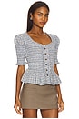 view 2 of 5 Mansi Shirred Blouse in Cloudy