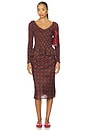 view 4 of 4 Suri Shirred Blouse in Burgundy