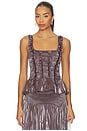 view 1 of 5 Raphi Cami in Glass Satin