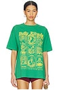 view 2 of 5 Daily Rituals Graphic Tee in Green