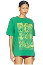 view 3 of 5 Daily Rituals Graphic Tee in Green
