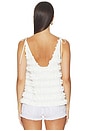view 3 of 5 Leili Ruffle Cami Top in White
