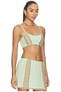view 2 of 5 Addison Lace Bralette Top in Mint