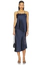 view 4 of 5 Tansy Satin And Lace Cami Top in Navy