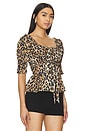 view 2 of 4 BLUSA BIANCA in Leopard