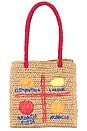 view 1 of 4 SAC EN PAILLE FRUITY RAFFIA in Straw
