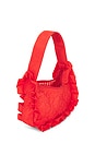 view 4 of 4 90's Frill Shoulder Bag in Red