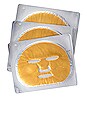 view 1 of 3 Gold Infused Collagen Treatment Mask 3 Pack in 