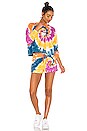 view 4 of 4 x REVOLVE Double Trouble Tie Dye Sweat Shorts in Double Trouble Tie Dye