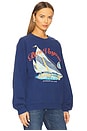 view 2 of 4 Bon Voyage Boyfriend Crew in Washed Indigo