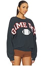 view 2 of 4 Game Day Crew Sweatshirt in Vintage Black