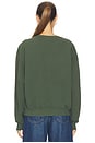 view 4 of 5 Rodeo Show Oversized Crew Sweatshirt in Deep Green