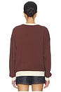 view 3 of 4 x REVOLVE Nashville Colorblock Oversized Sweatshirt in Dark Auburn
