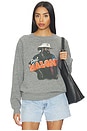 view 1 of 4 SUDADERA RAGLÁN POST MALONE POSTY LEANIN VINTAGE in Heather Grey