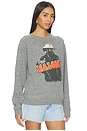 view 2 of 4 SUDADERA RAGLÁN POST MALONE POSTY LEANIN VINTAGE in Heather Grey