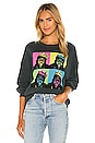 view 1 of 5 X REVOLVE Biggie Pop Color Oversized Sweatshirt in Vintage Black