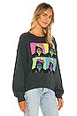 view 3 of 5 X REVOLVE Biggie Pop Color Oversized Sweatshirt in Vintage Black