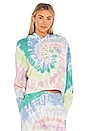 view 1 of 4 LA Eye Shrunken Hoodie in Prismatic Tie Dye