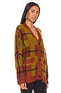 view 2 of 4 OVERSIZED 가디건 in Spiced Autumn Plaid