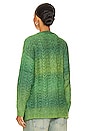 view 4 of 5 Ombre Cardigan in Green Jade