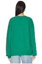 view 3 of 4 Nirvana Lilies Bf Crew Sweatshirt in Jade