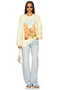 view 4 of 4 Going Out West Bf Crew Sweatshirt in Butter Yellow