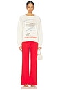 view 5 of 6 Solid Track Pant in Vintage Red