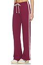 view 1 of 7 Solid Track Pant in Burgundy