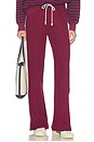 view 2 of 7 Solid Track Pant in Burgundy