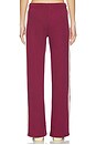 view 6 of 7 Solid Track Pant in Burgundy