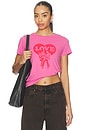 view 1 of 4 T-SHIRT JOHN LENON LOVE IS REAL HEADLINER in Classic Pink