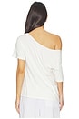 view 3 of 4 Solid Off The Shoulder Tee in Vintage White