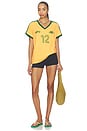 view 4 of 4 Espana Club Tee in Yellow Combo