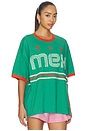view 2 of 4 Mexico World Cup Oversized Ringer Tee in Jade Combo