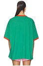 view 3 of 4 Mexico World Cup Oversized Ringer Tee in Jade Combo