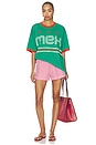 view 4 of 4 Mexico World Cup Oversized Ringer Tee in Jade Combo