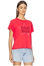 view 2 of 5 T-SHIRT MORGAN WALLEN RHINESTONE STAR SOLO TEE in Deep Sea Coral