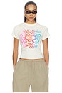 view 1 of 4 T-SHIRT BOB MARLEY ONE LOVE GRADIENT VINTAGE in Stone Vintage