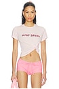 view 1 of 4 T-SHIRT SURF BORED BURNOUT VINTAGE in Ballet Pink